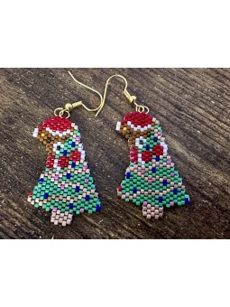 Boucles d'oreilles sapinou